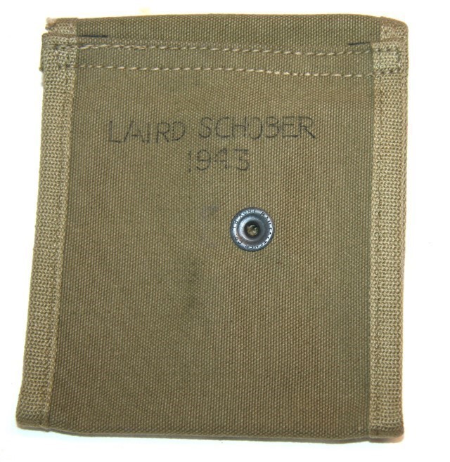 WWII M1 Carbine Stock Pouch “Laird Schober" 1943,NOS-img-1