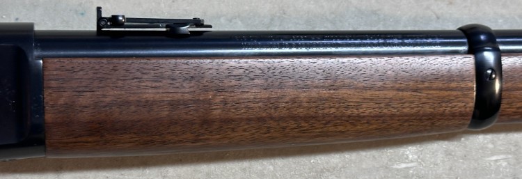 No ReSeRv Winchester 1886 Saddle Ring 45-70 Govt Rifle 22" 7+1 Black Walnut-img-42
