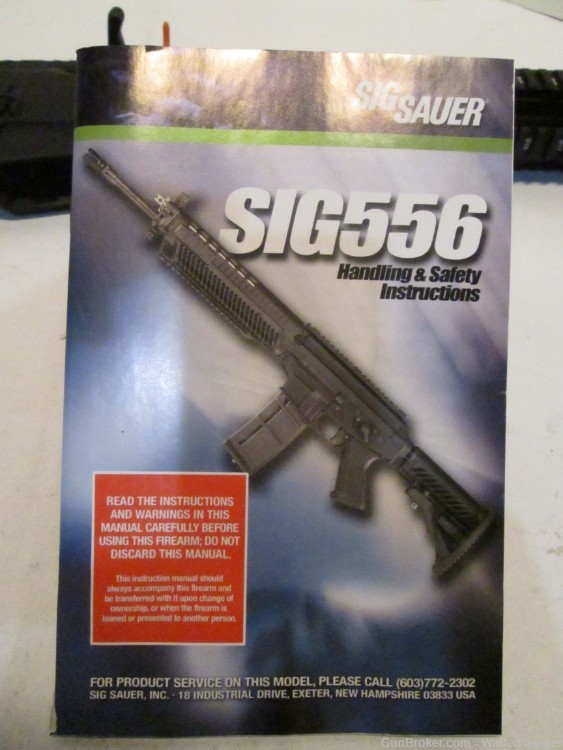 SIG556 Sig 556 SWAT Rifle w-Original Case & Accessories-img-23
