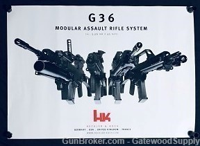 HK POSTER - G36 MARS - MODULAR ASSAULT RIFLE SYSTEM 24"X34"-img-0