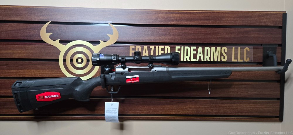 Savage Axis II XP Stainless 20" 400 Legend 58129 | Bushnell Banner 3-9x40-img-0