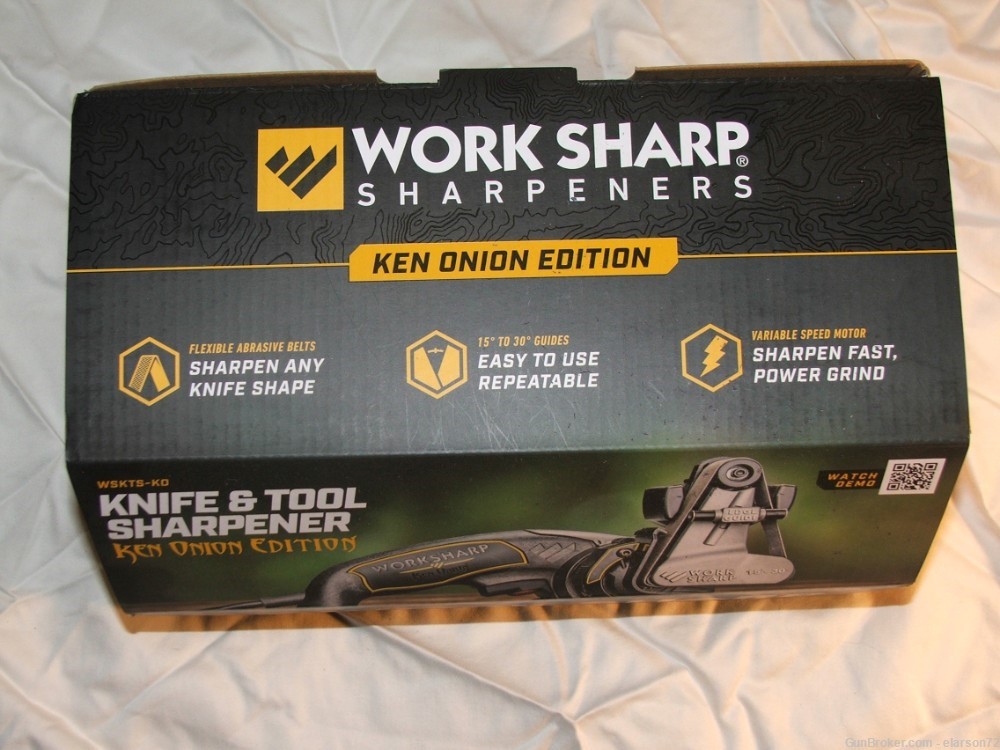 Work Sharp Knife Sharpener – Ken Onion Edition, NIB, Electric Sharpener-img-3
