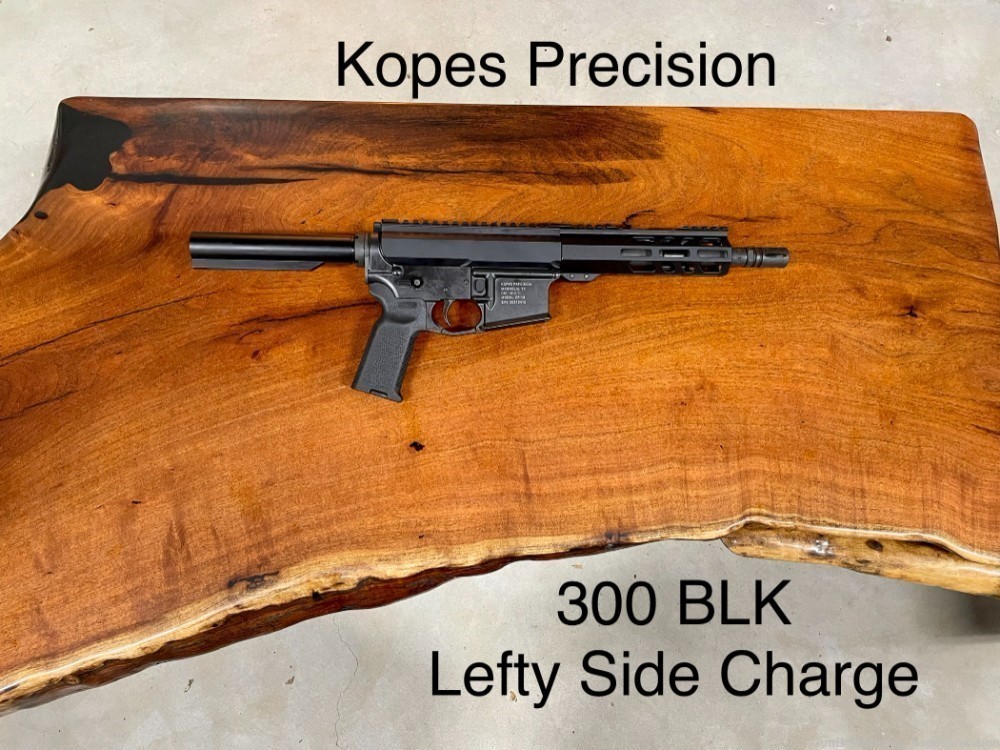 Spring Sale! Kopes Precision 300 Blackout AR Pistol Left Hand Side Charge-img-1