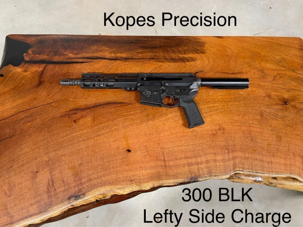 Spring Sale! Kopes Precision 300 Blackout AR Pistol Left Hand Side Charge-img-0