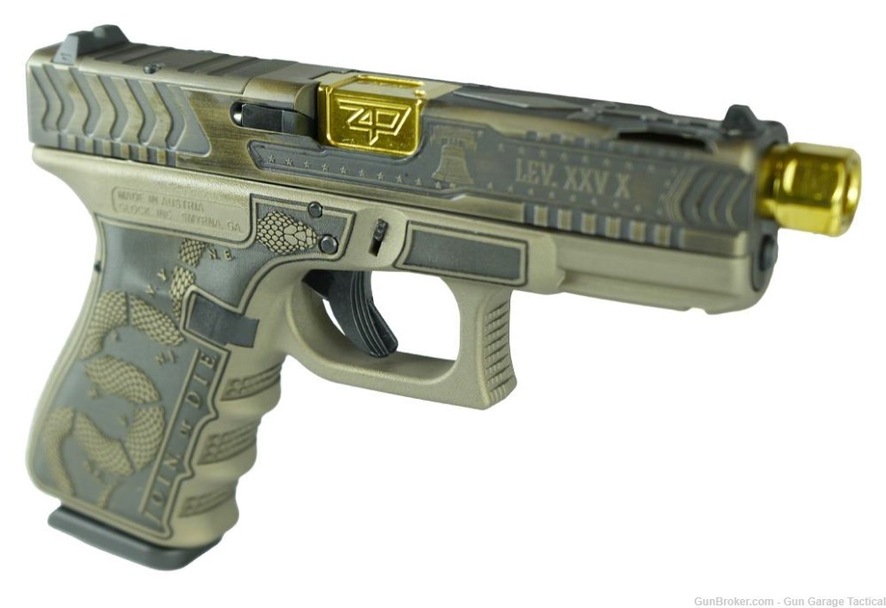 Glock 19 Gen 3 Limited Custom Pistol 4.02 inch barrel 2 15 round magazines-img-0