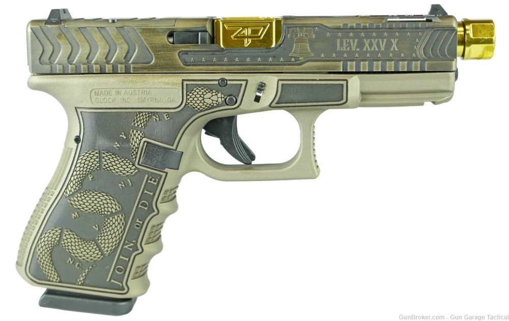 Glock 19 Gen 3 Limited Custom Pistol 4.02 inch barrel 2 15 round magazines-img-3