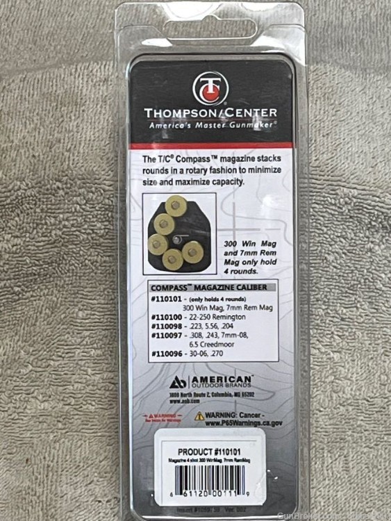 TC Thompson Center Compass Magazine 300 Win Mag or 7MM Rem Mag 110101-img-1