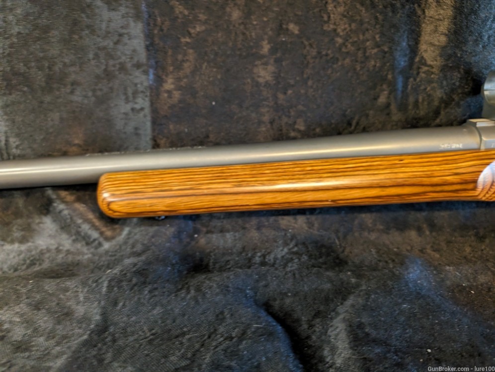 Ruger M77 MKII 243 Win Stainless Varmint Laminated Target 26" heavy barrel -img-14