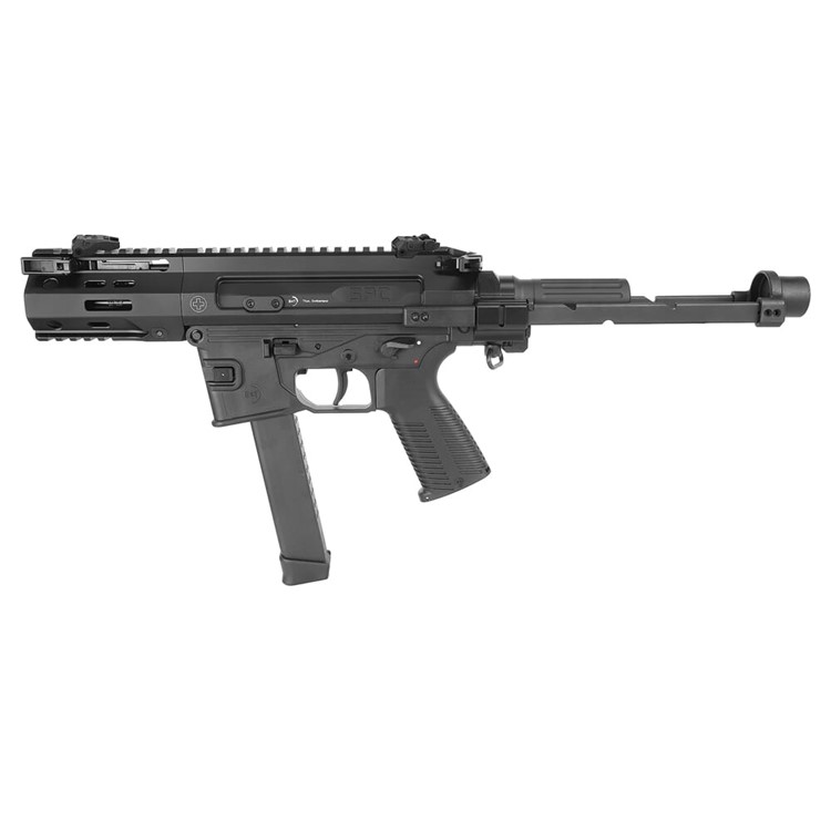 B&T SPC9-G 9mm SD Black Pistol w/Tele Brace Adapter & Glock Lower (NFA)-img-1