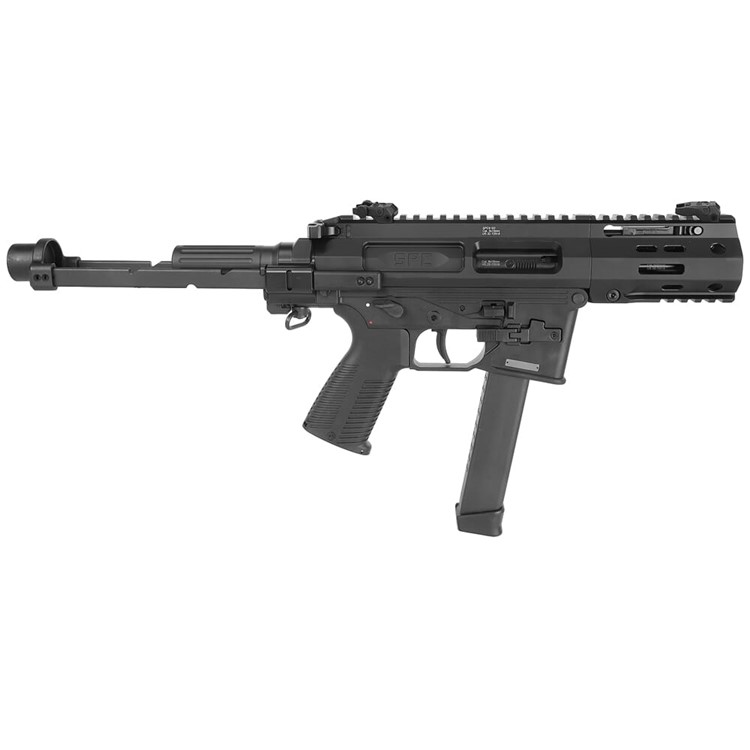 B&T SPC9-G 9mm SD Black Pistol w/Tele Brace Adapter & Glock Lower (NFA)-img-0