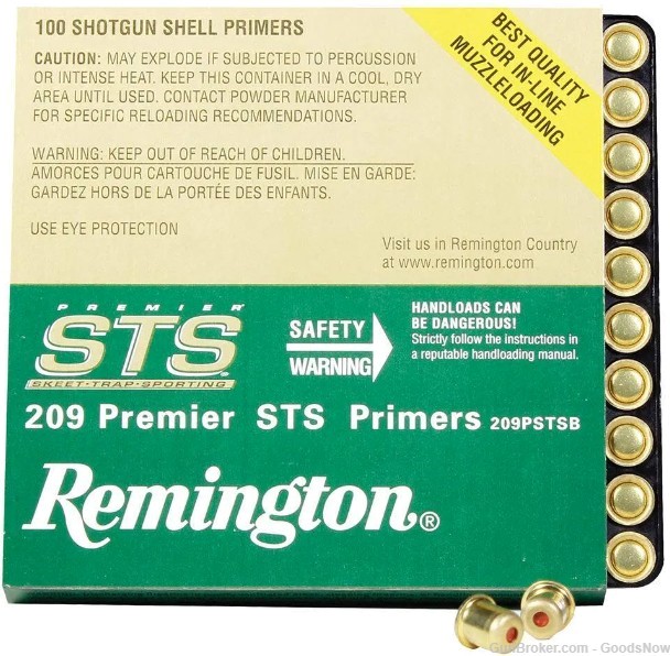 Remington 209 Premier STS Primers 100 Remington Primers 209 STS 209PSTS-img-0