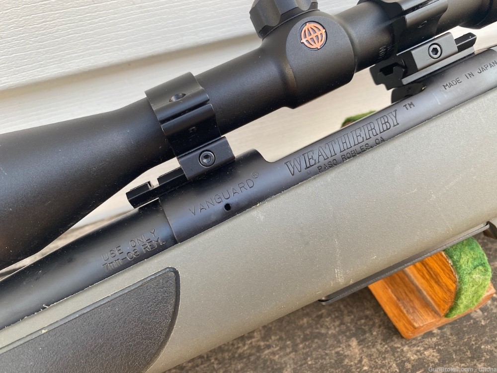 Weatherby Vanguard in 7mm-08 Rem with Tasco World Class True Mil Dot Scope-img-3