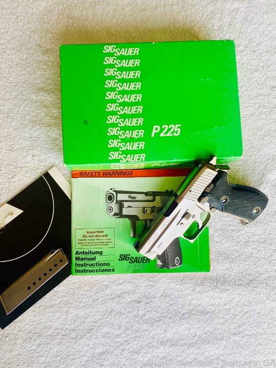 Sig Sauer P225 West German Collector Set -RARE Nickel, 2-Tone, Nitron Black-img-99