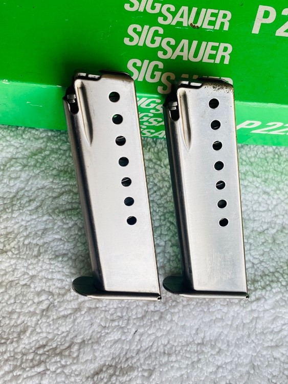 Sig Sauer P225 West German Collector Set -RARE Nickel, 2-Tone, Nitron Black-img-91