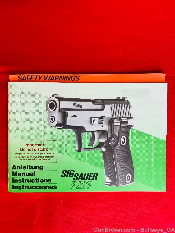 Sig Sauer P225 West German Collector Set -RARE Nickel, 2-Tone, Nitron Black-img-2