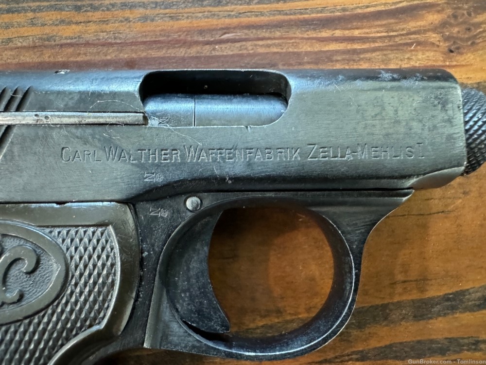 Walther Model 5 pre war vest pocket pistol .25 ACP. C&R OK-img-9