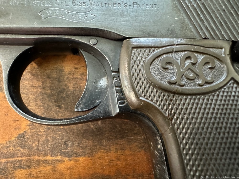 Walther Model 5 pre war vest pocket pistol .25 ACP. C&R OK-img-1