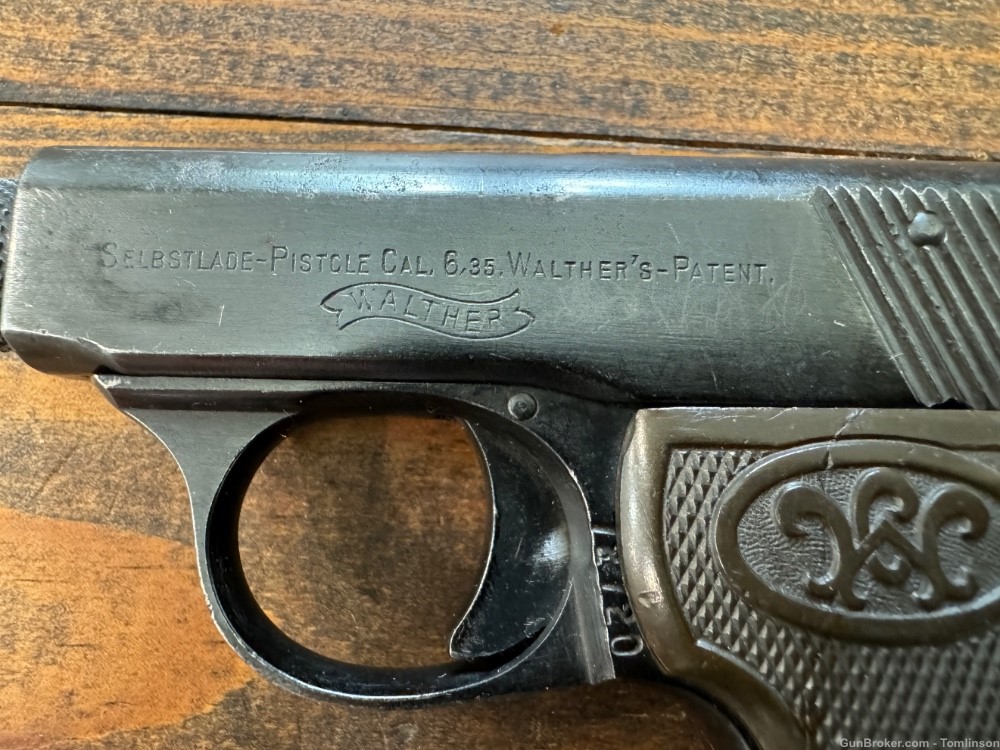 Walther Model 5 pre war vest pocket pistol .25 ACP. C&R OK-img-2