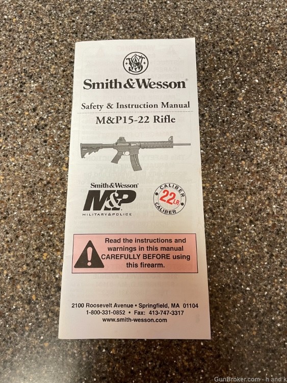 SMITH&WESSON M&P15-22 RIFLE MANUAL-img-0