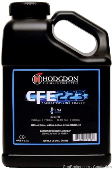 Hodgdon CFE223 Smokeless Powder 8lbs Hodgdon CFE 223 CFE223 CFE 223-img-0