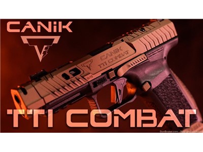 CANIK CAHG7854-N TTI COMBAT 9MM 21+1 9mm PENNY START. NO RESERVE!!