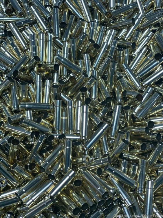 500 Pieces Genuine 300 Blackout (300AAC BLK) HORNADY HS Processed Brass-img-0