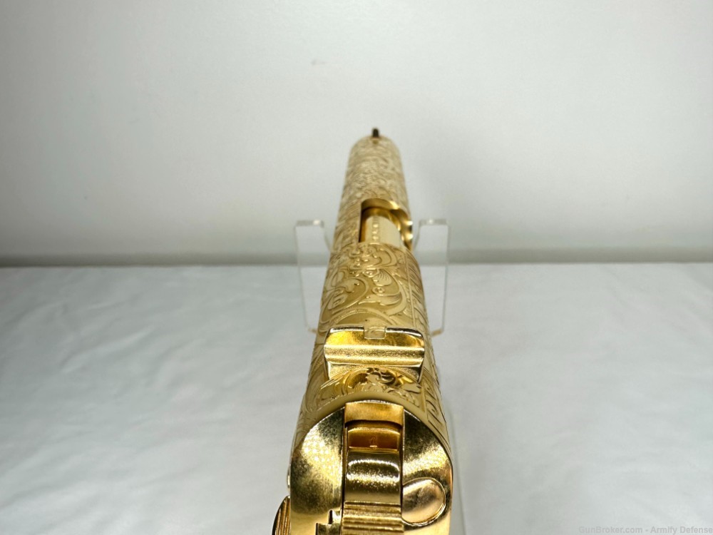 BREATHTAKING Colt 1911 24k GOLD ENGRAVED custom-img-17