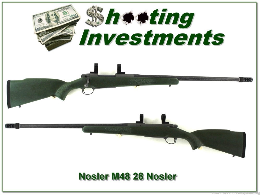 Nosler M48 Mountain Carbon 28 Nosler like new!-img-0
