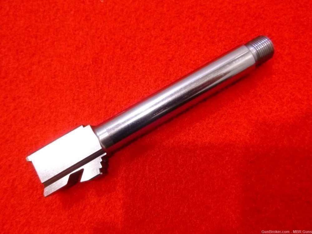 Glock 17 9mm Threaded Barrel 416R Stainless Steel 1/2-28 RH-img-0