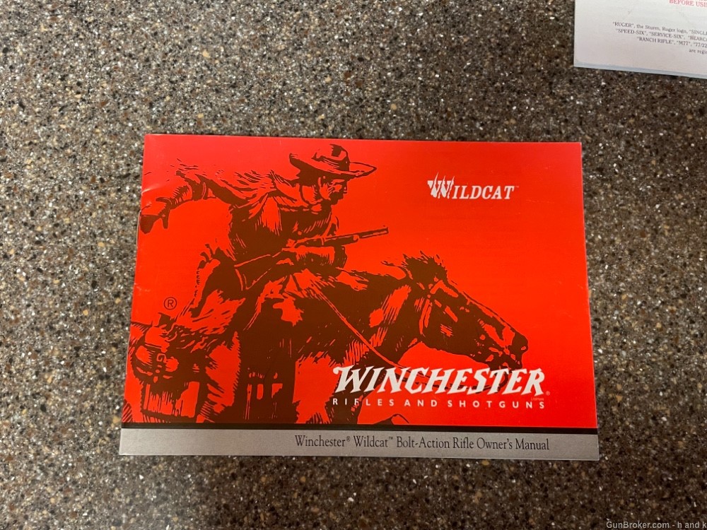 WINCHESTER WILDCAT B/A RIFLE MANUAL-img-0