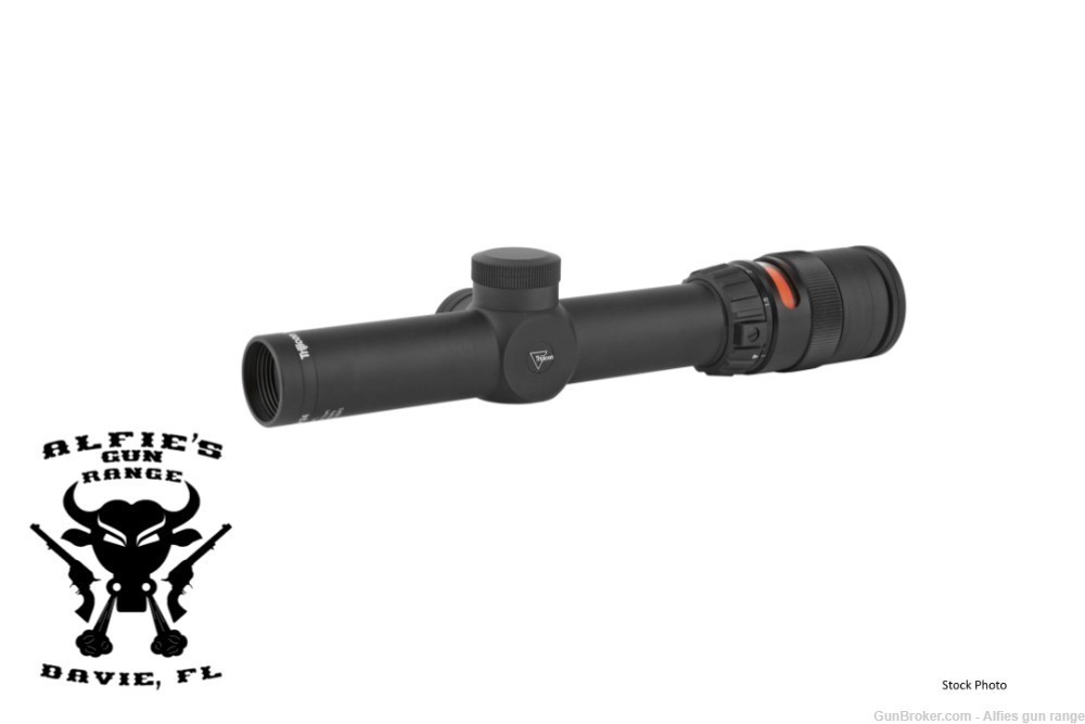 Trijicon ACCUPOINT 1-4X24 RED TRI POST 30MM- TR24R-img-0