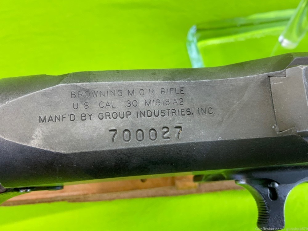 RARE Group Industries USGI BAR 1918 A2 WWII MOR Manually Operated Rifle Ban-img-33