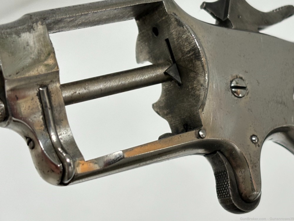 Extremely Rare Antique Hopkins & Allen No 5 spur trigger .38S&W Revolver -img-4