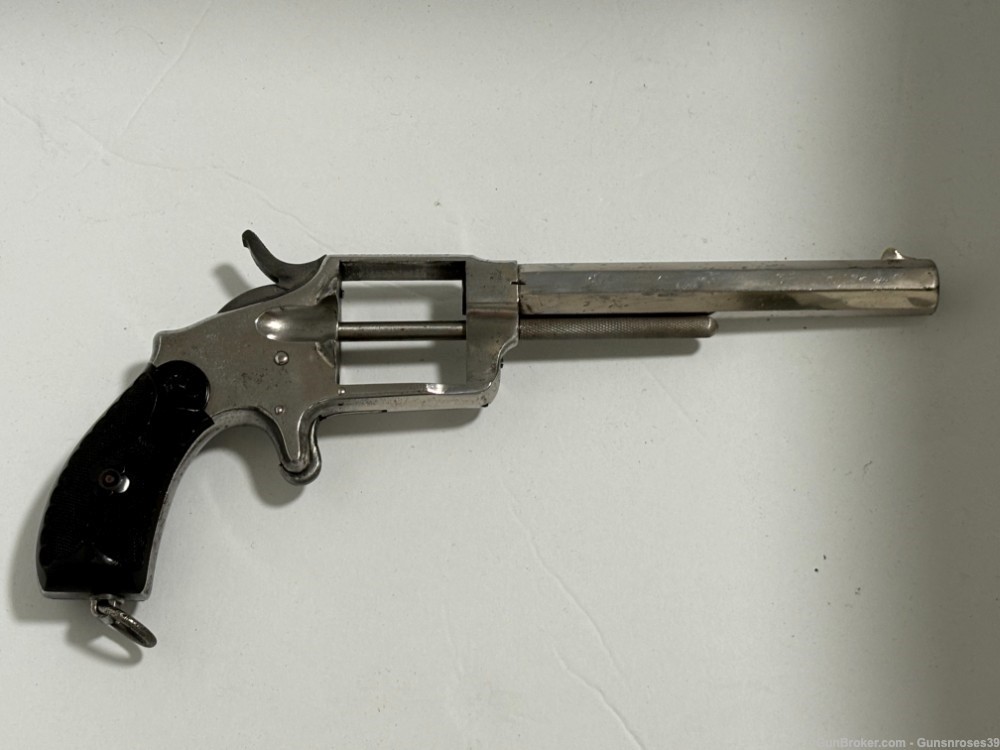 Extremely Rare Antique Hopkins & Allen No 5 spur trigger .38S&W Revolver -img-1