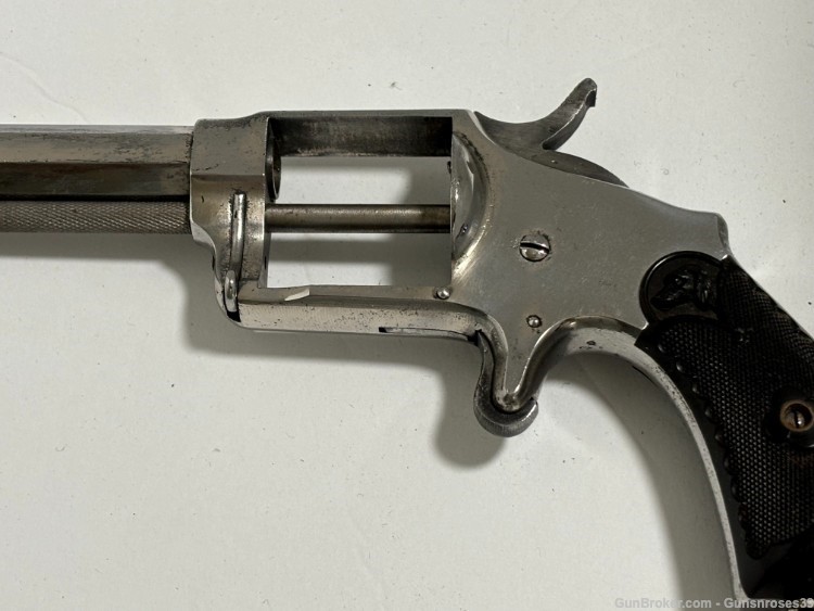 Extremely Rare Antique Hopkins & Allen No 5 spur trigger .38S&W Revolver -img-10