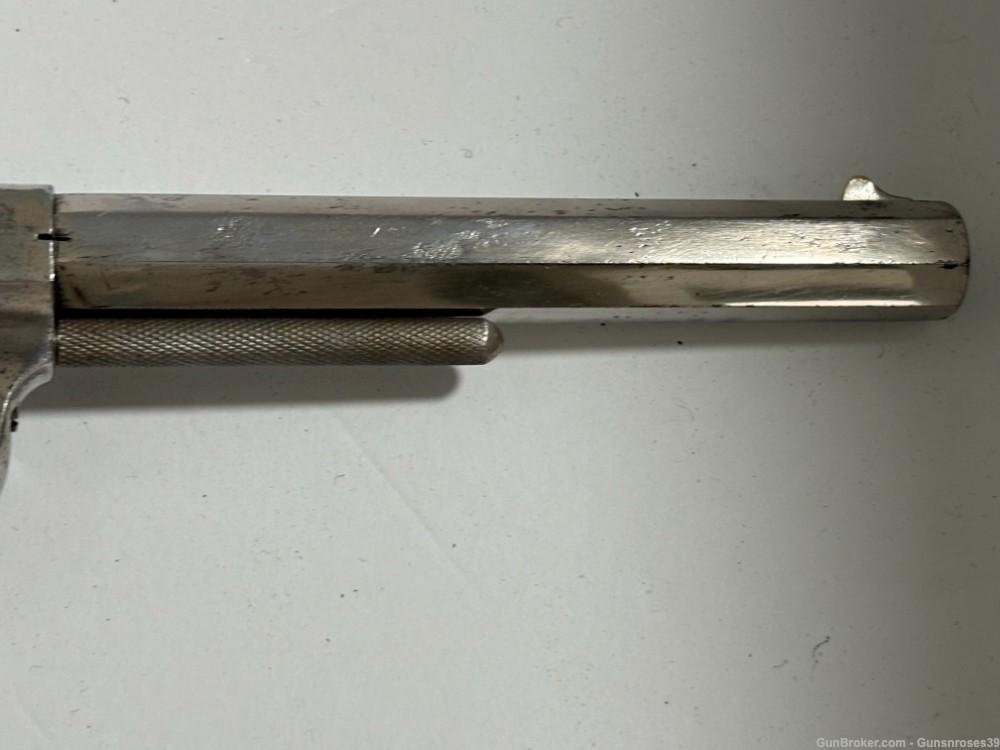 Extremely Rare Antique Hopkins & Allen No 5 spur trigger .38S&W Revolver -img-13