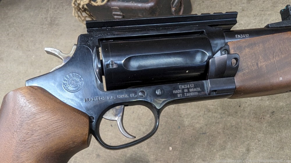 Rossi Circuit Judge Taurus mfg .410/.45 Colt revolving carbine -img-14