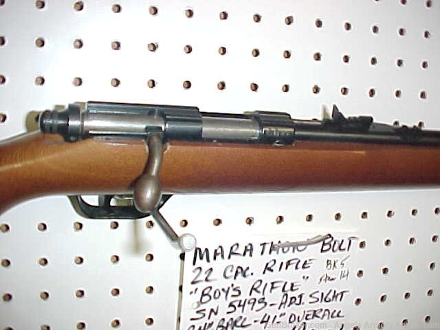 BK#5 Item14 - Marathon Boys Rifle - 1 round bolt action-img-5