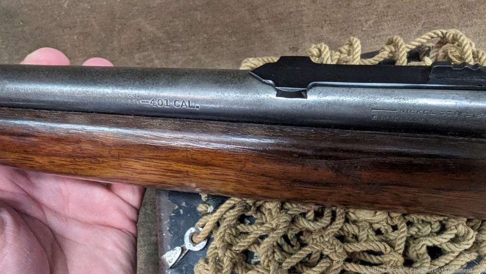 Winchester Model 1910 self-loading rifle .401 WSL C&R-img-14