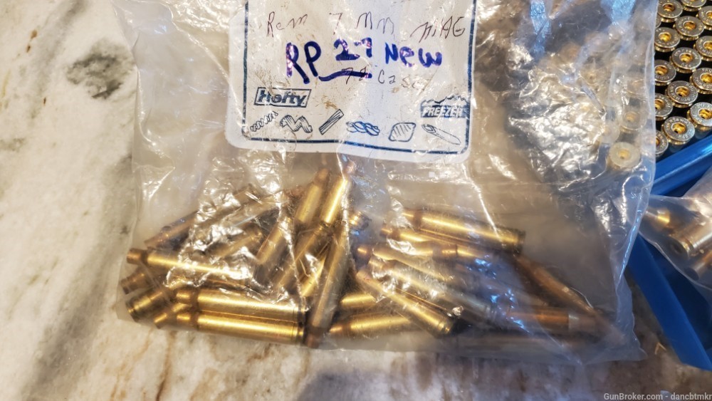 7MM Rem Mag reloaders package - 290 pc brass - 246 pc bullets - see details-img-7
