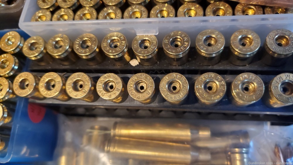 7MM Rem Mag reloaders package - 290 pc brass - 246 pc bullets - see details-img-14