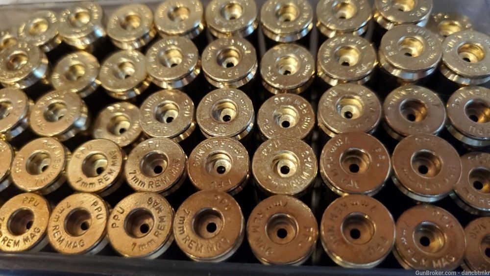 7MM Rem Mag reloaders package - 290 pc brass - 246 pc bullets - see details-img-8