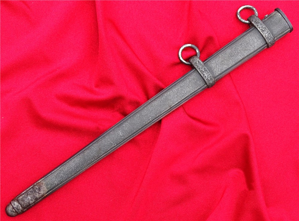 WWII German Army Heer Officer Dagger Scabbard-img-1