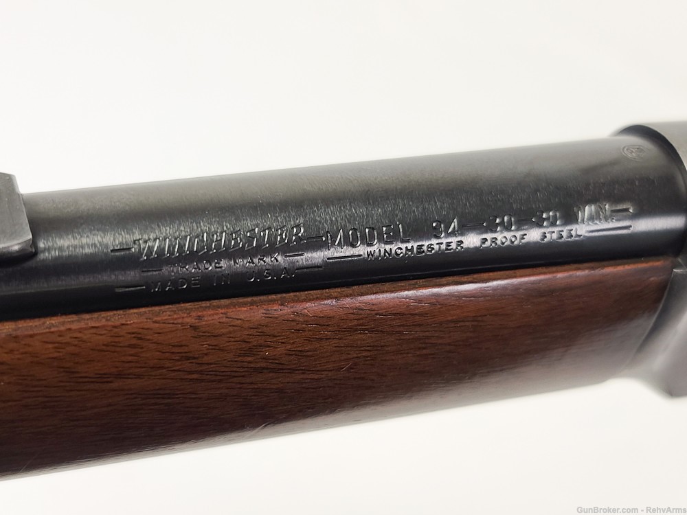 1965 Winchester Model 94 30-30 20" Blued No Reserve 1894 All Original Rare-img-6