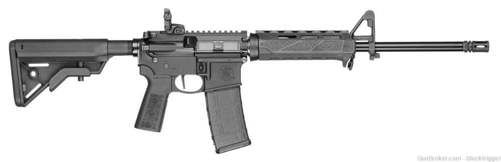 Smith & Wesson 13507 Volunteer XV 5.56x45mm NATO 30+1 16" Black BCM Bravo  -img-1