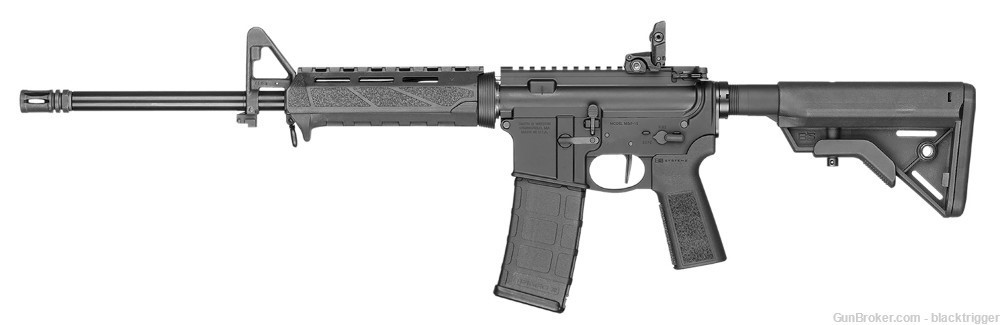 Smith & Wesson 13507 Volunteer XV 5.56x45mm NATO 30+1 16" Black BCM Bravo  -img-2