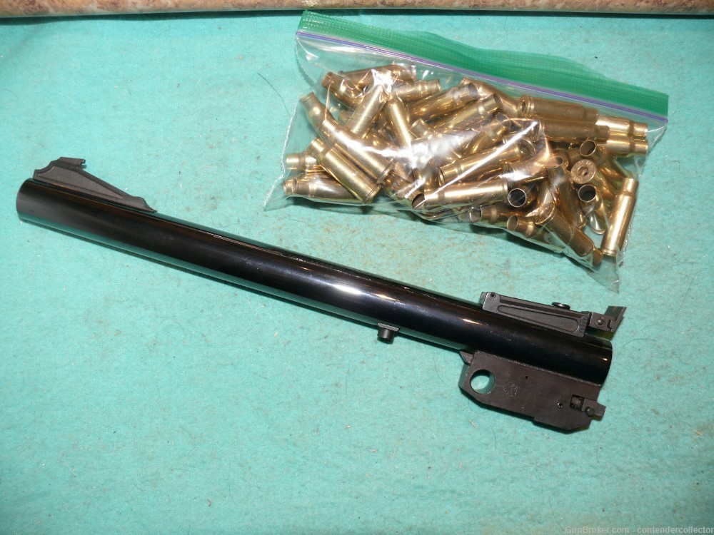 T/C Contender 10" Round Barrel in 256 Win with brass-img-0