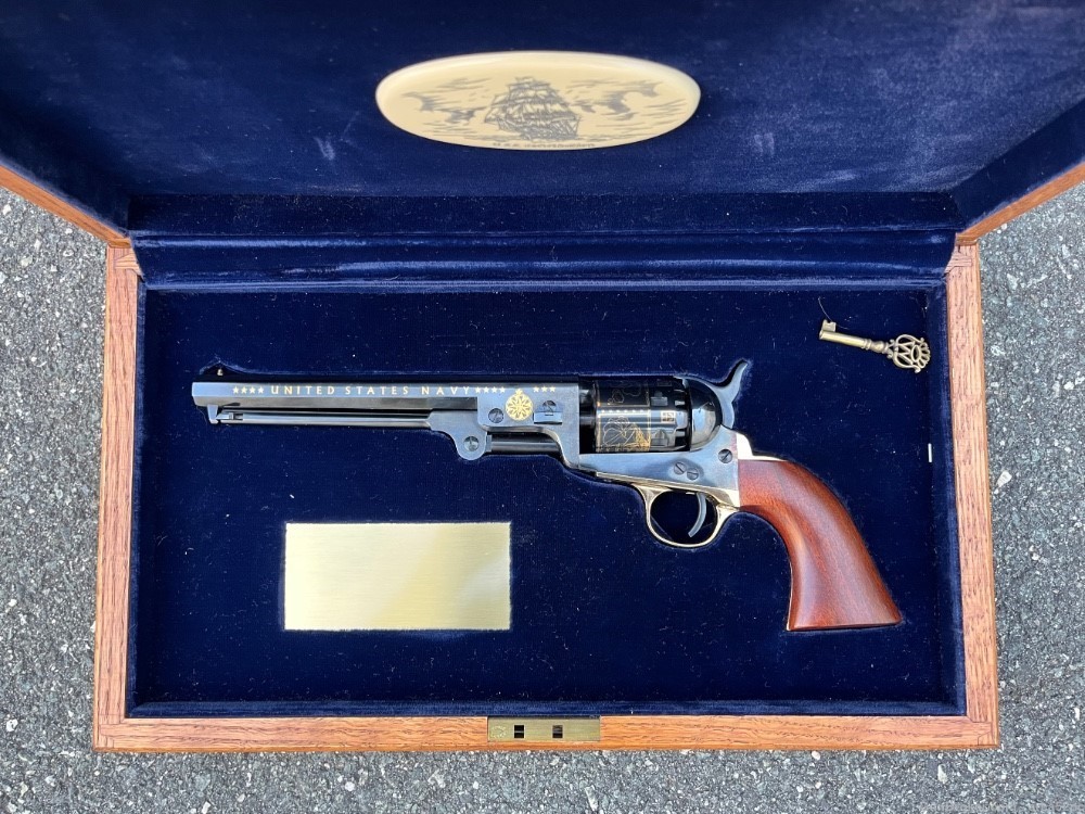 RARE U.S. Navy Taylor & Co. .36 cal Black Powder Revolver, 1 of 1000-img-3