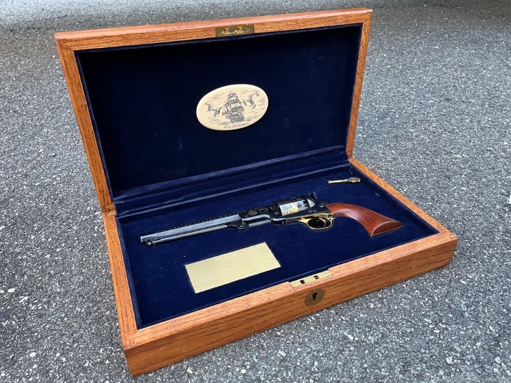 RARE U.S. Navy Taylor & Co. .36 cal Black Powder Revolver, 1 of 1000-img-2