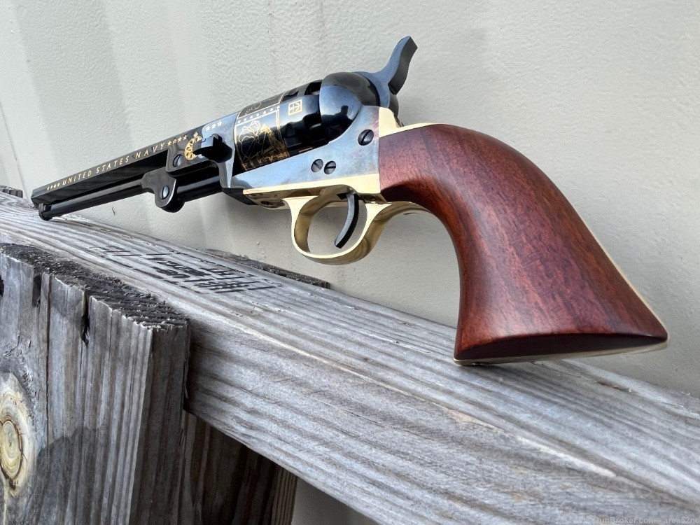 RARE U.S. Navy Taylor & Co. .36 cal Black Powder Revolver, 1 of 1000-img-9